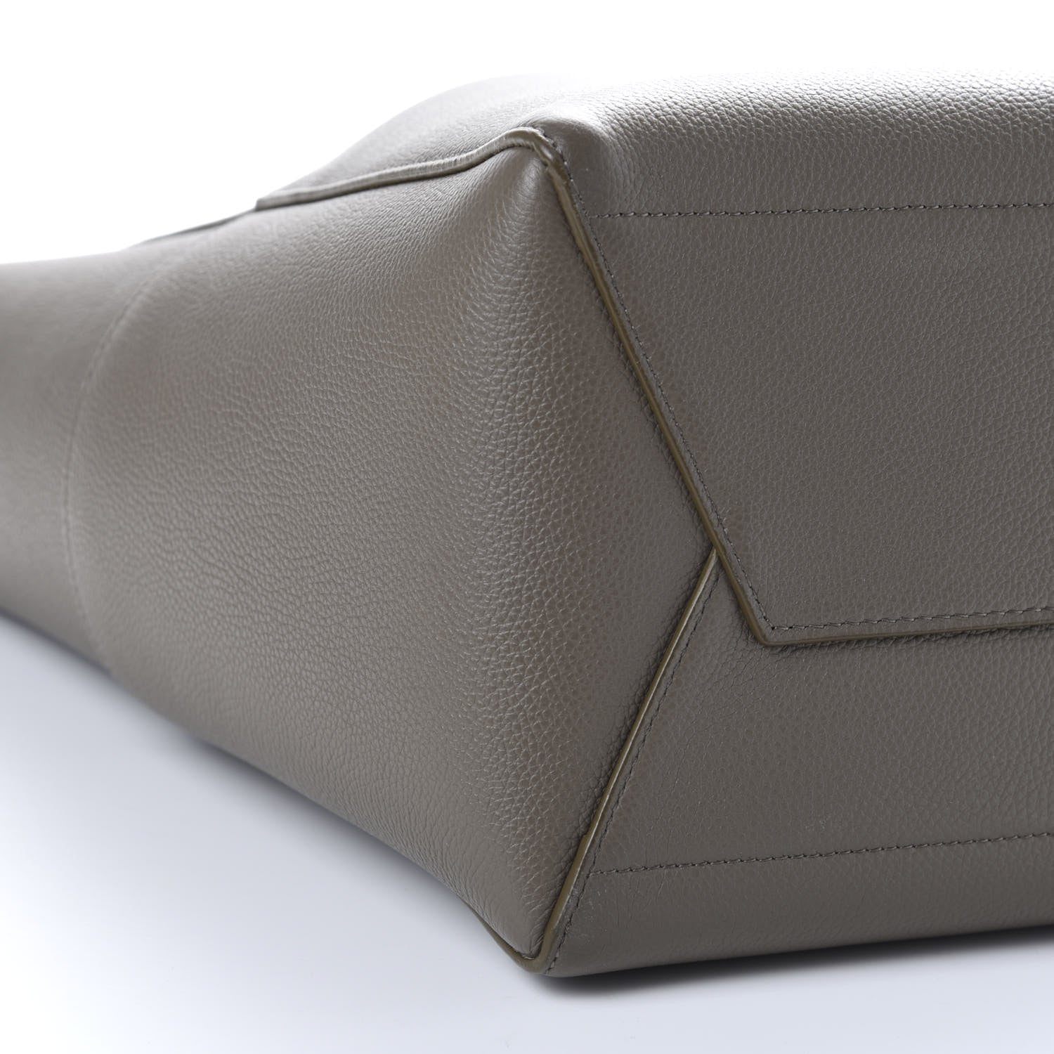 Celine Soft Grained Calfskin Sangle Bucket Bag Taupe 7 of 10