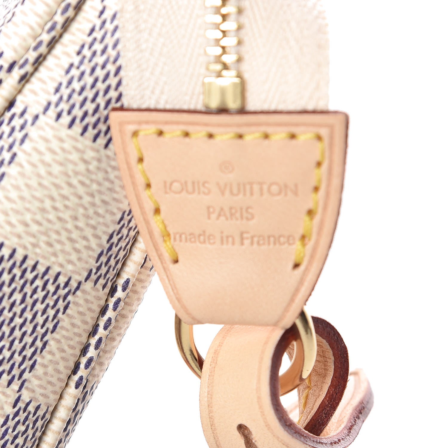 Louis Vuitton Damier Azur Pochette Accessories NM 6 of 9