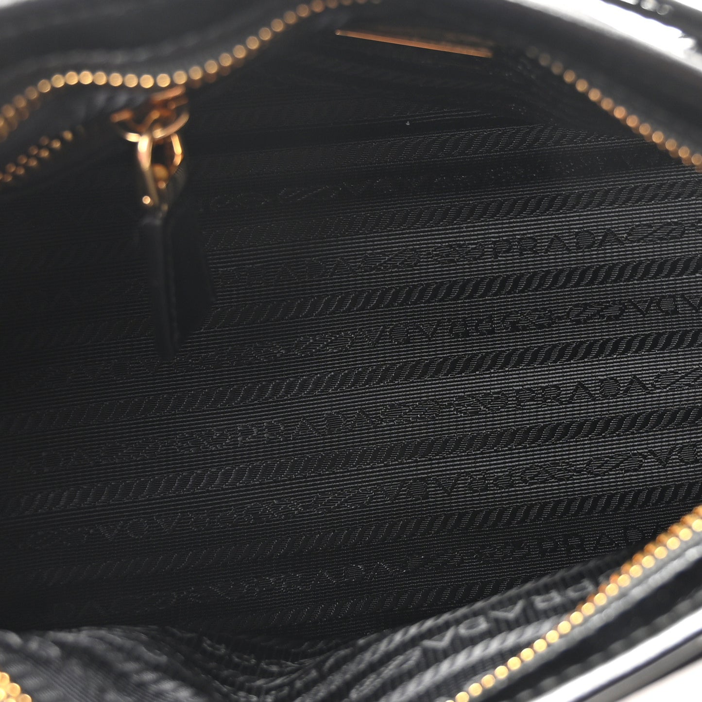 Glossy Calfskin Triangle Small Bonnie Shoulder Bag Black