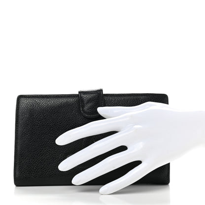 Chanel Caviar Timeless CC French Wallet Black 2 of 13