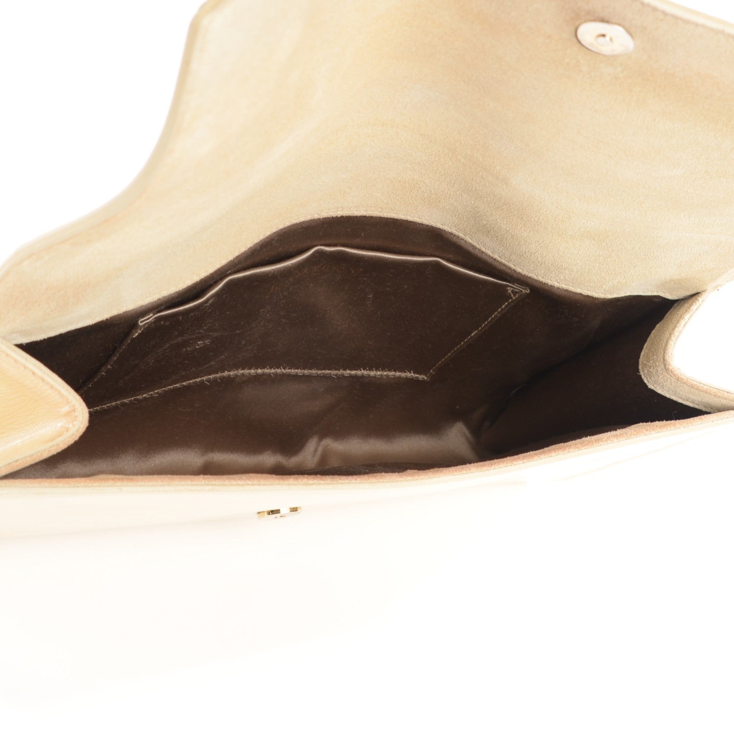 Saint Laurent Coated Calfskin Belle De Jour Clutch Light Gold 5 of 7