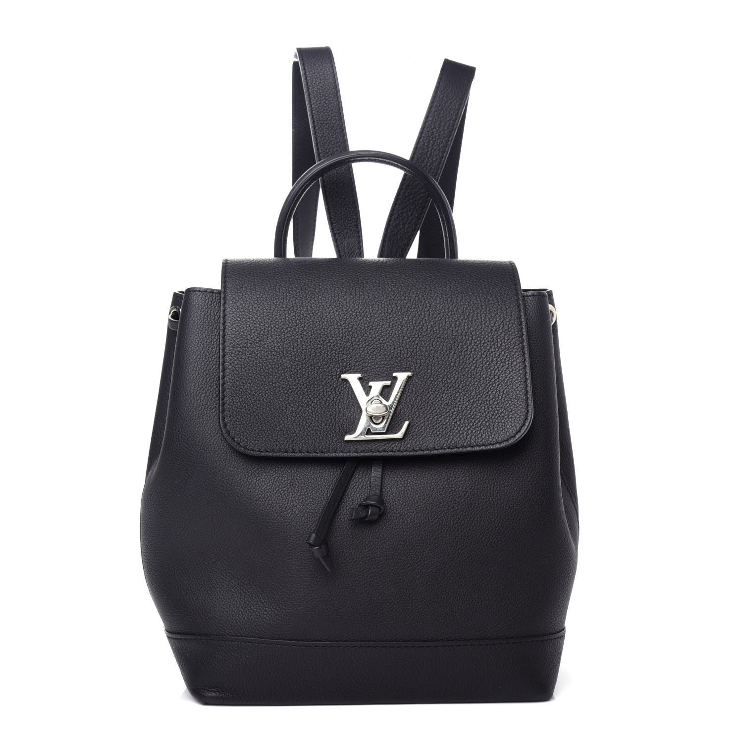Louis Vuitton Calfskin Lockme Backpack Black 1 of 10