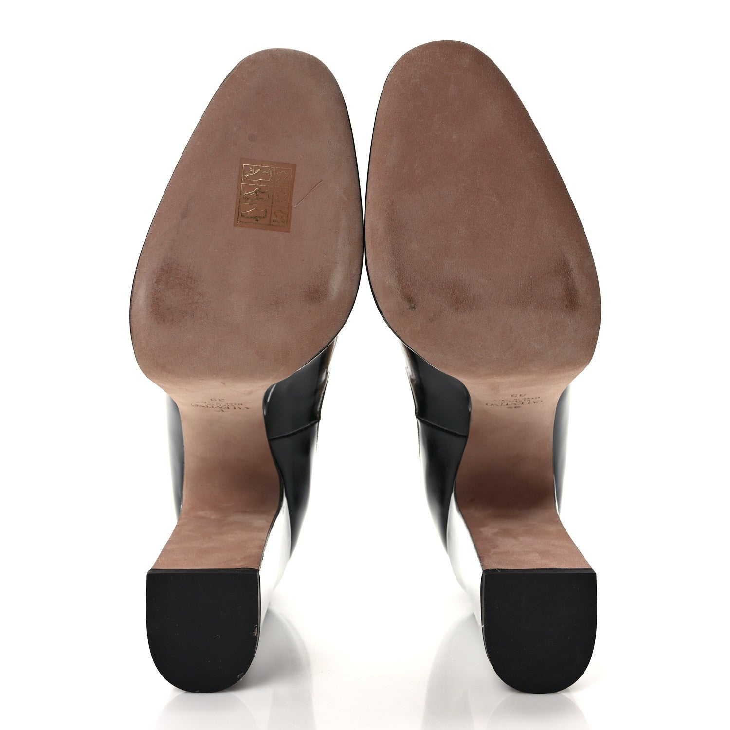 Valentino Garavani Patent Tan-Go 50/120mm Platform Pumps 39 Black 5 of 8