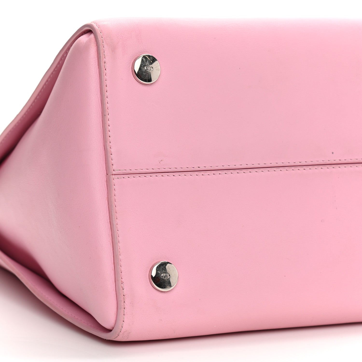 Christian Dior Calfskin Small Addict Shopping Tote Pink 9 of 16