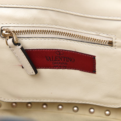 Valentino Garavani Vitello Mini Rockstud Tote Ivory 8 of 9