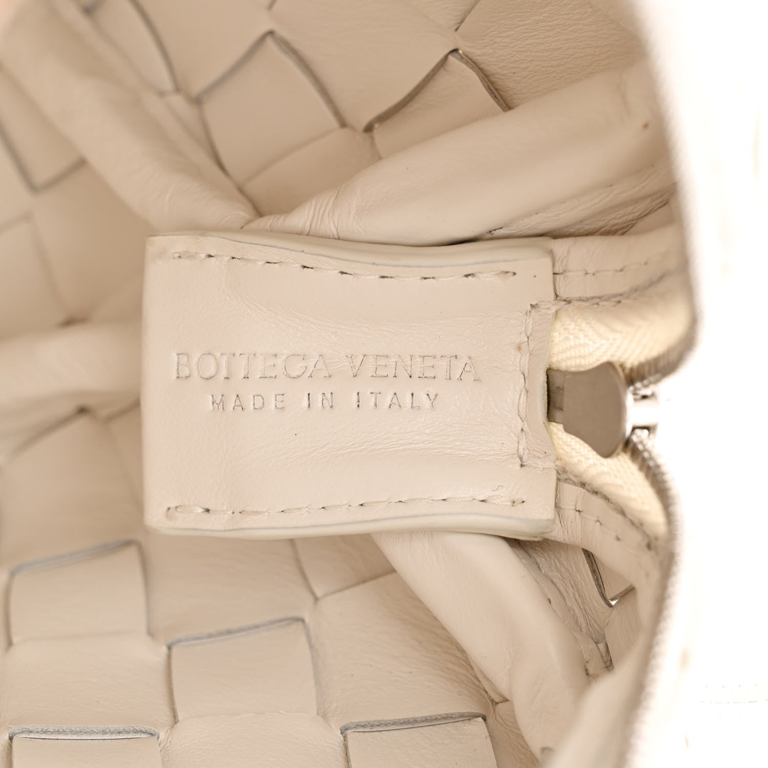 Bottega Veneta Patent Nappa Intrecciato Mini Loop Camera Bag White 6 of 10