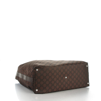 Gucci Nylon Monogram Extra Large Hobo Dark Brown 4 of 7