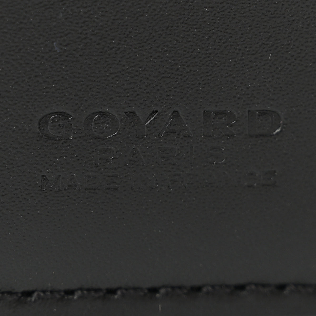 Goyard Goyardine Grenelle Passport Wallet Black Gold 6 of 9