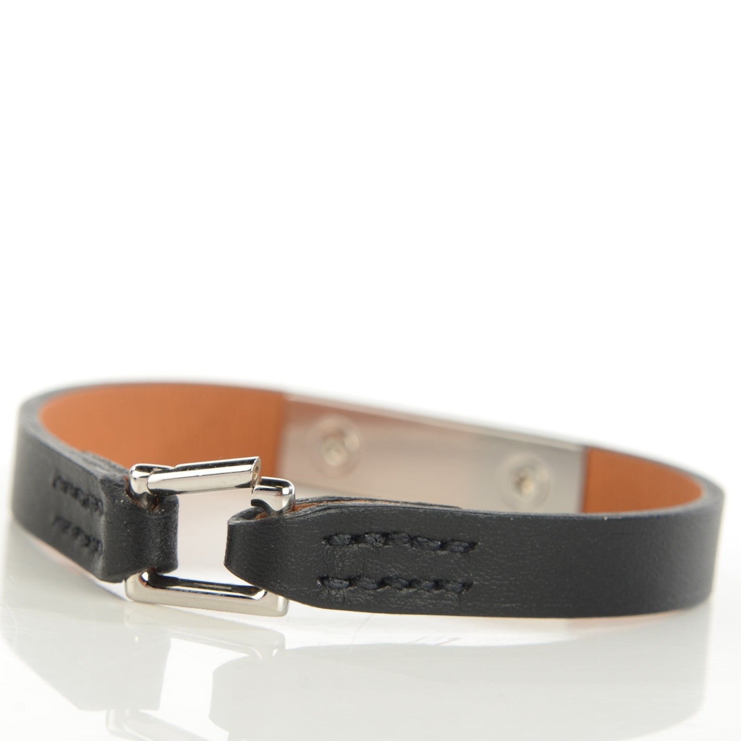 Hermes Chamonix Micro Kelly Single Tour Bracelet Black 6 of 8