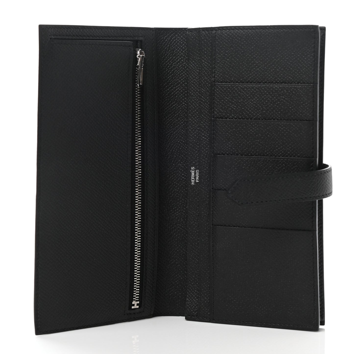 Epsom Monochrome Bearn Gusset Wallet Black