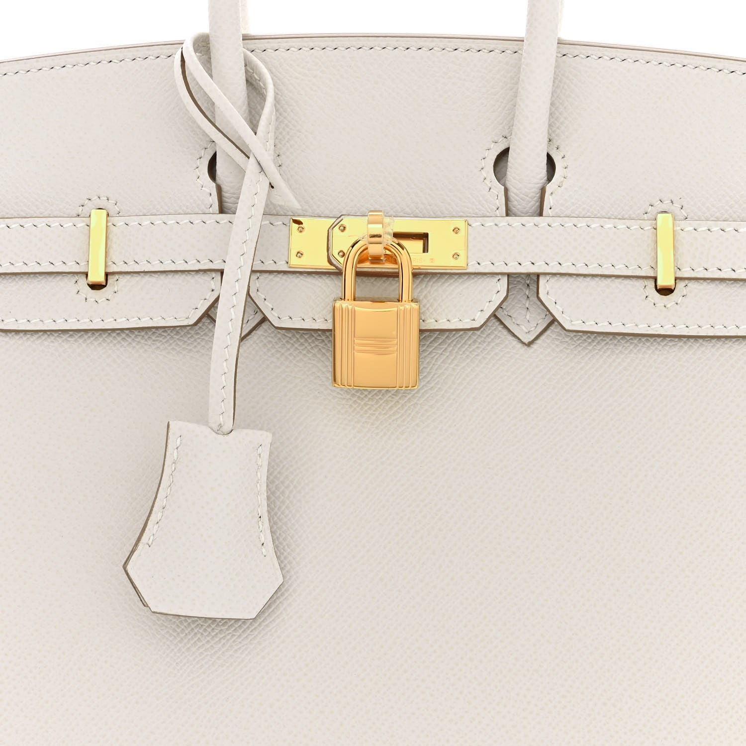 Hermes Epsom Birkin Sellier 25 Gris Pale 8 of 11