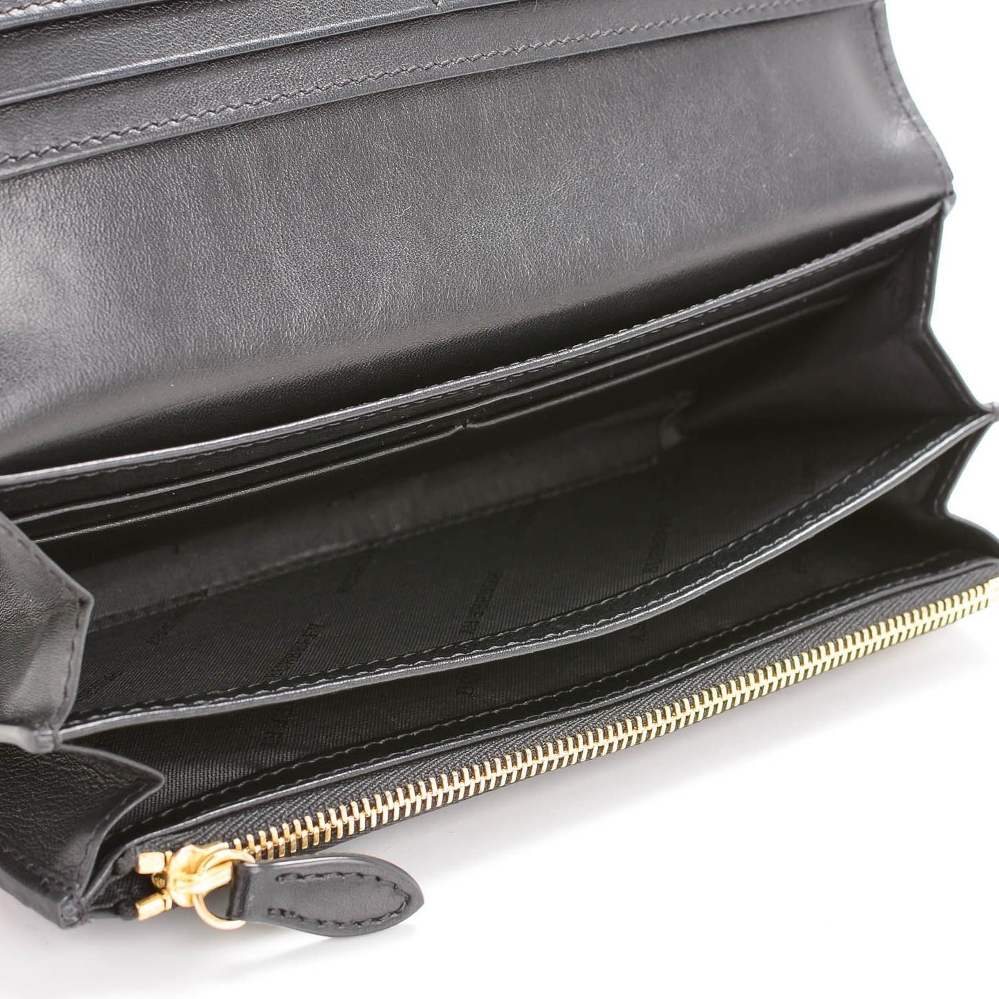 Calfskin Horseferry Check Porter Continental Wallet Black