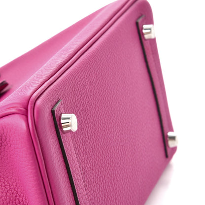 Hermes Togo Birkin 25 Rose Pourpre 6 of 36
