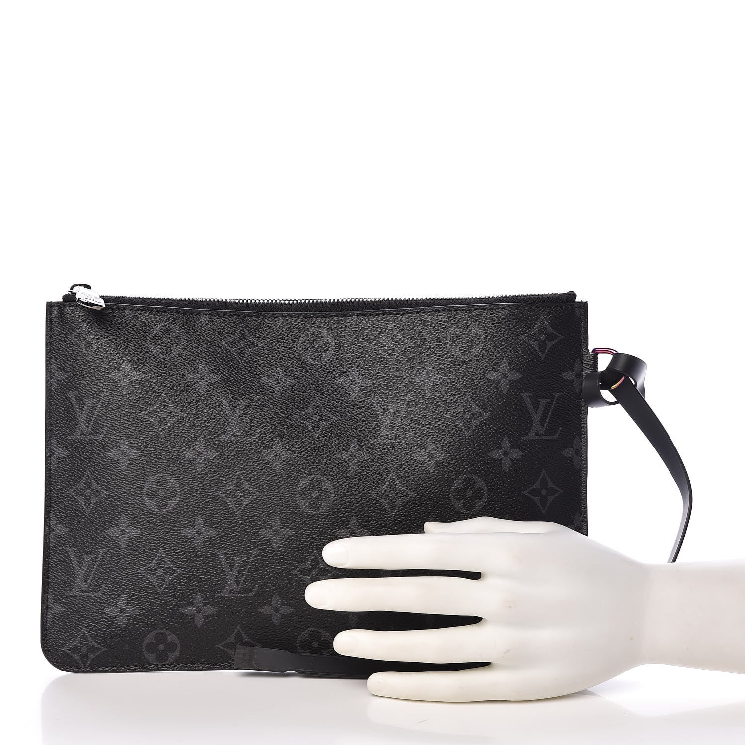 Louis Vuitton Monogram Eclipse Fragment Cabas Light Pochette 2 of 6