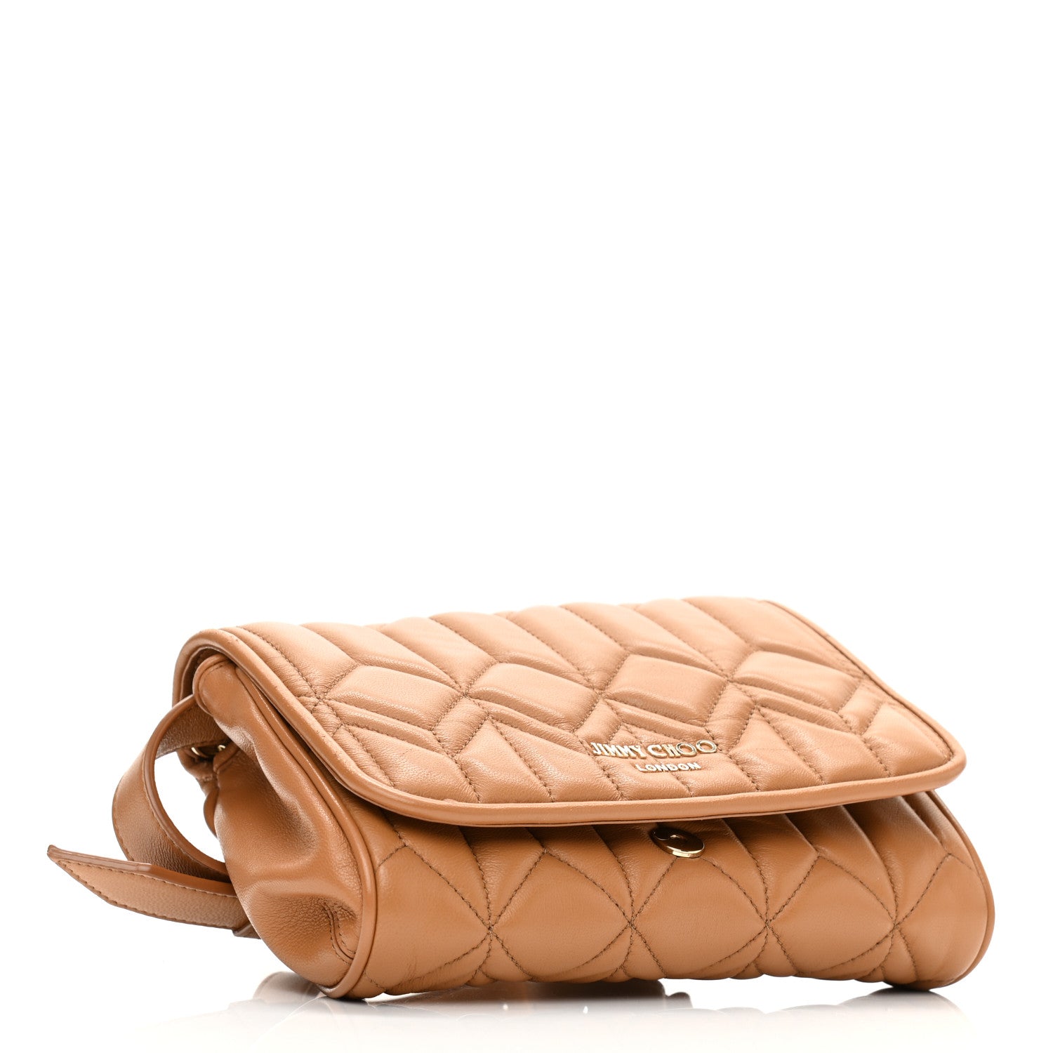 Jimmy Choo Calfskin Diondra Belt Bag Tan 4 of 8