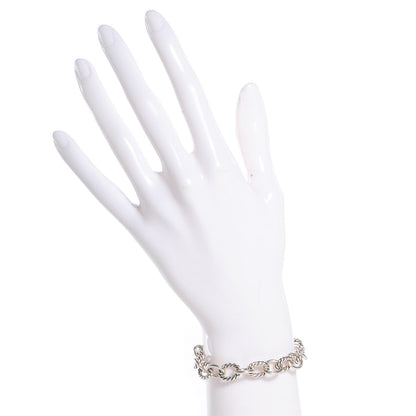 David Yurman Sterling Silver 10mm Medium Oval Link Bracelet 2 of 5