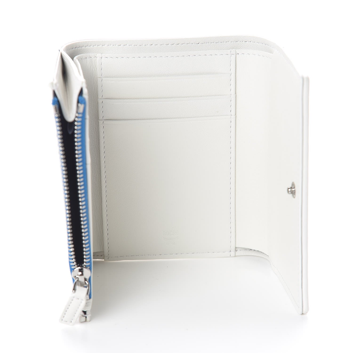 MCM Skyoptic Visetos Tri-Fold Wallet Spectrum Diamond White 5 of 7