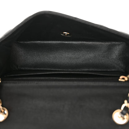 Chanel Lambskin Quilted Mini Rectangular Flap Black 5 of 11
