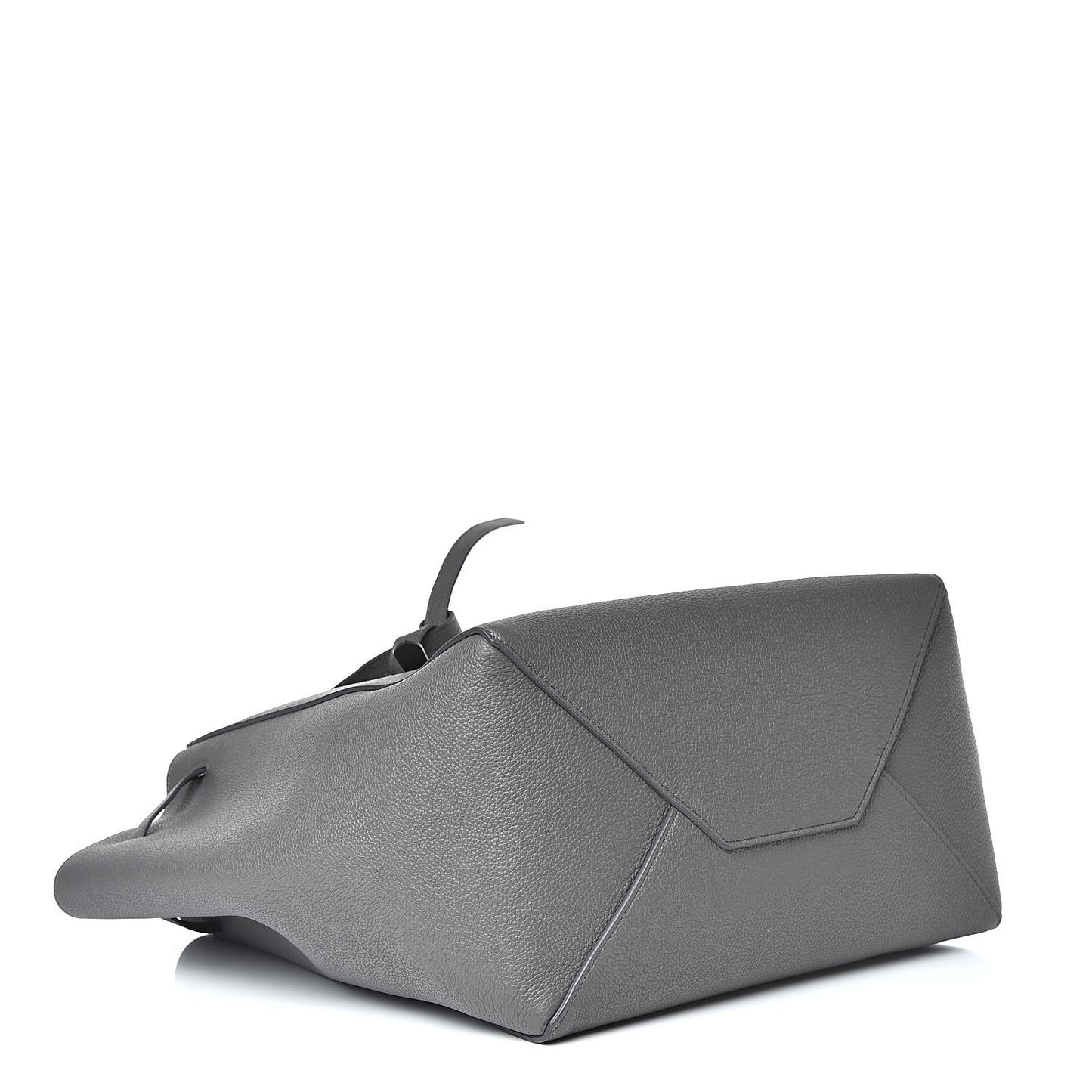 Soft Grained Calfskin Small Belt Cabas Phantom Grey