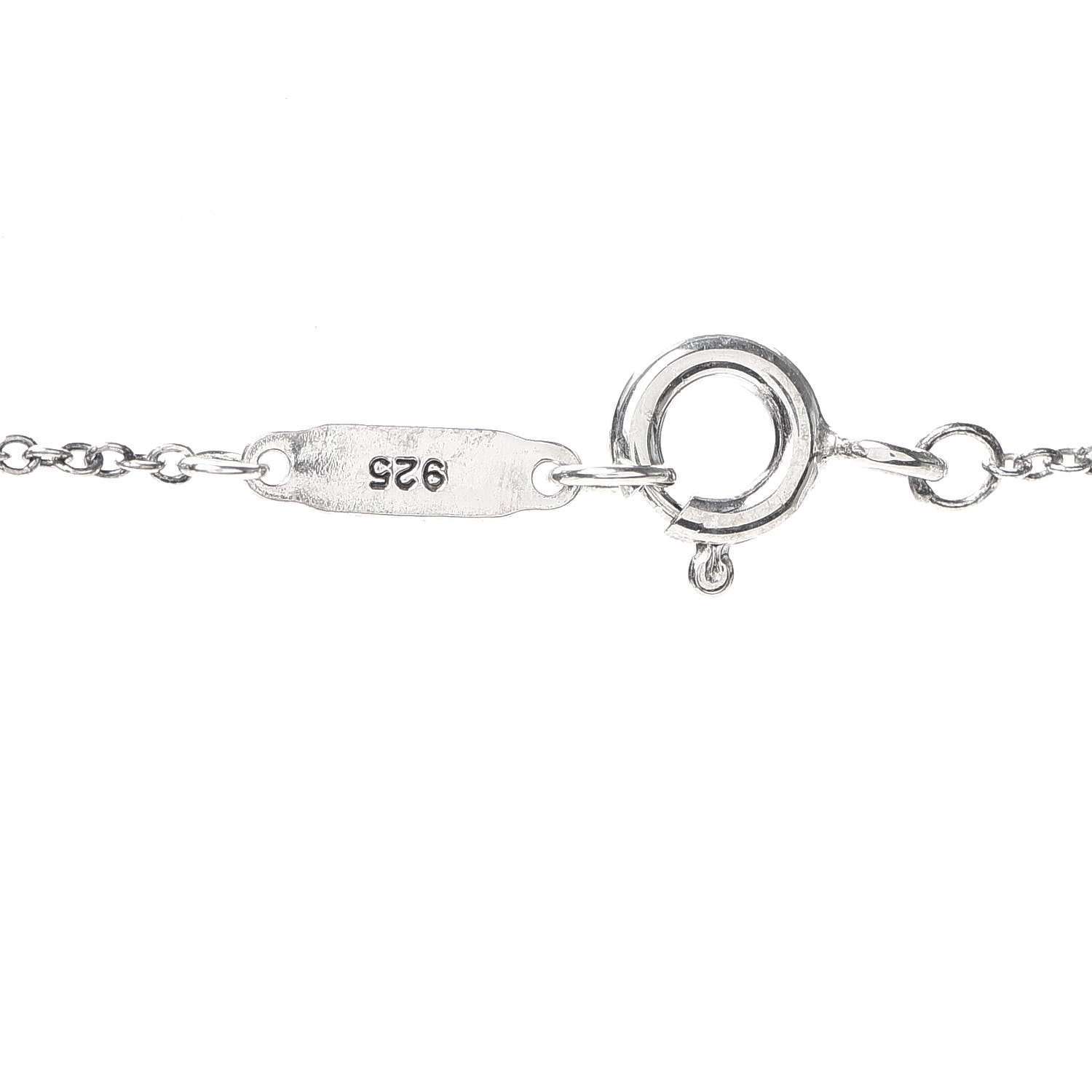 Tiffany Sterling Silver Dream A Little Dream Heart Pendant Necklace 5 of 5