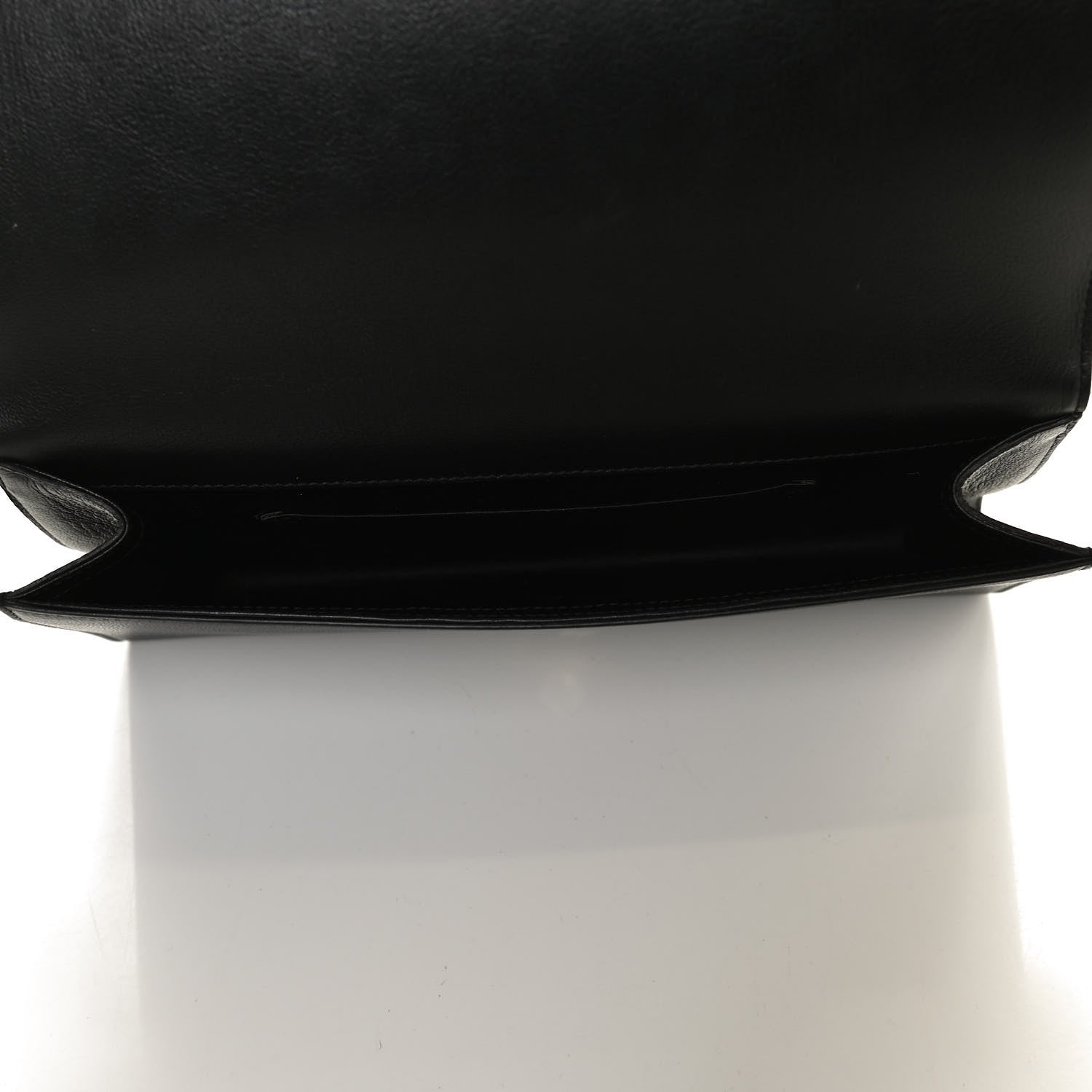 Saint Laurent Calfskin Monogram Large Belle De Jour Clutch Black 5 of 9