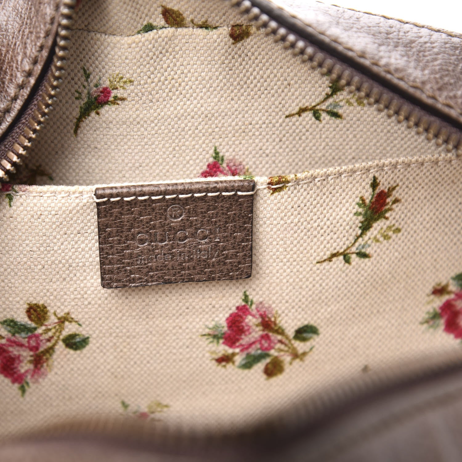 Gucci GG Supreme Monogram Web Neo Vintage Shoulder Bag Beige New Acero Crop 7 of 11
