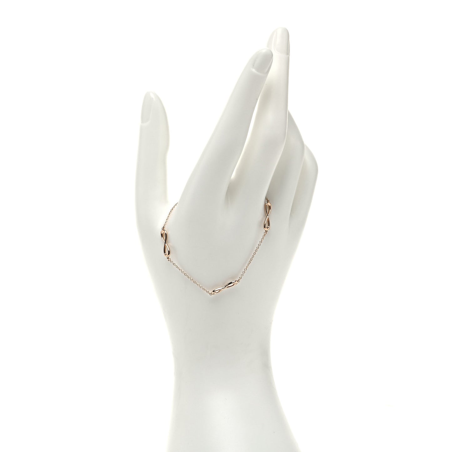 18K Rose Gold Infinity Endless Bracelet