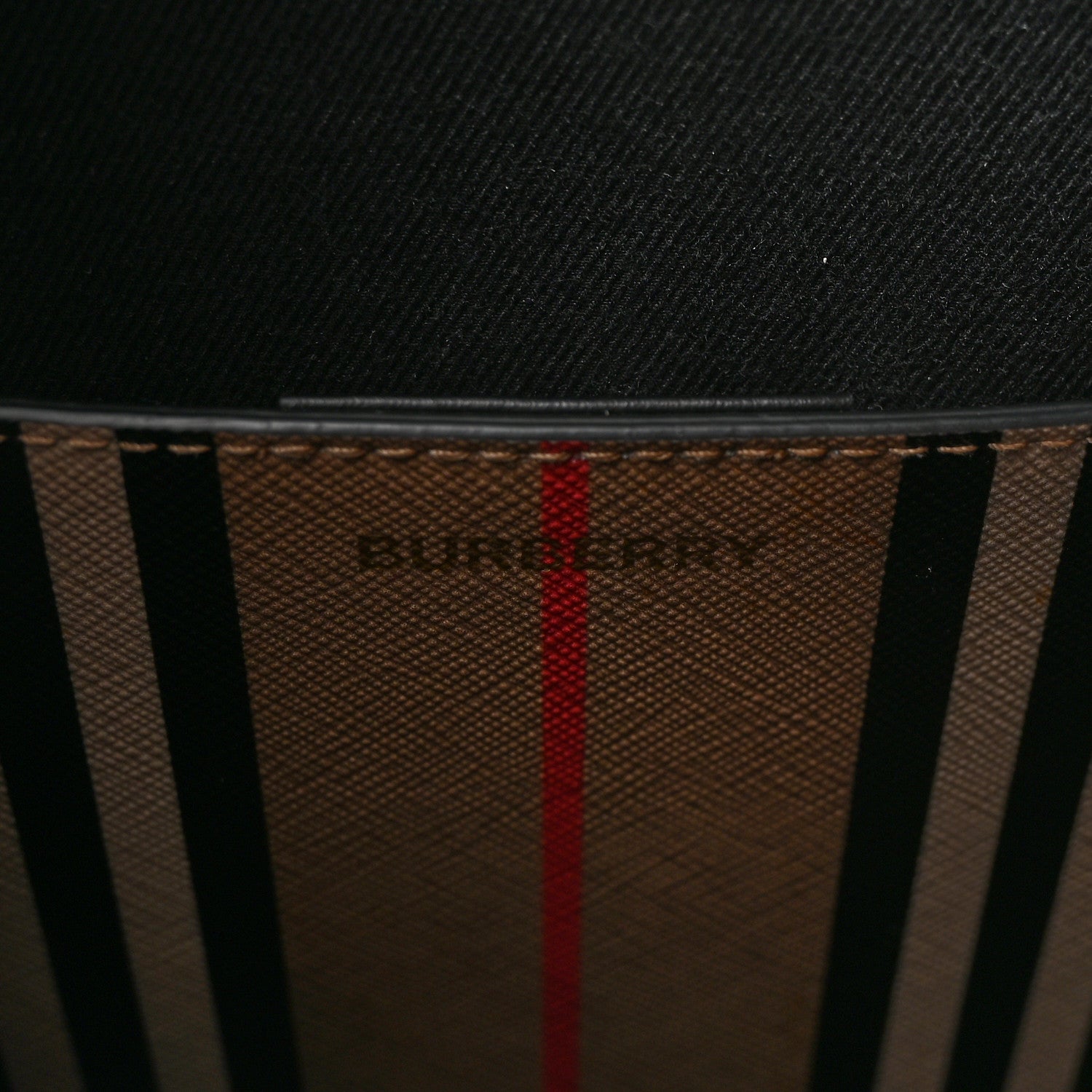 Burberry E-Canvas Stripe Small Portrait Tote Bag Archive Beige 6 of 10