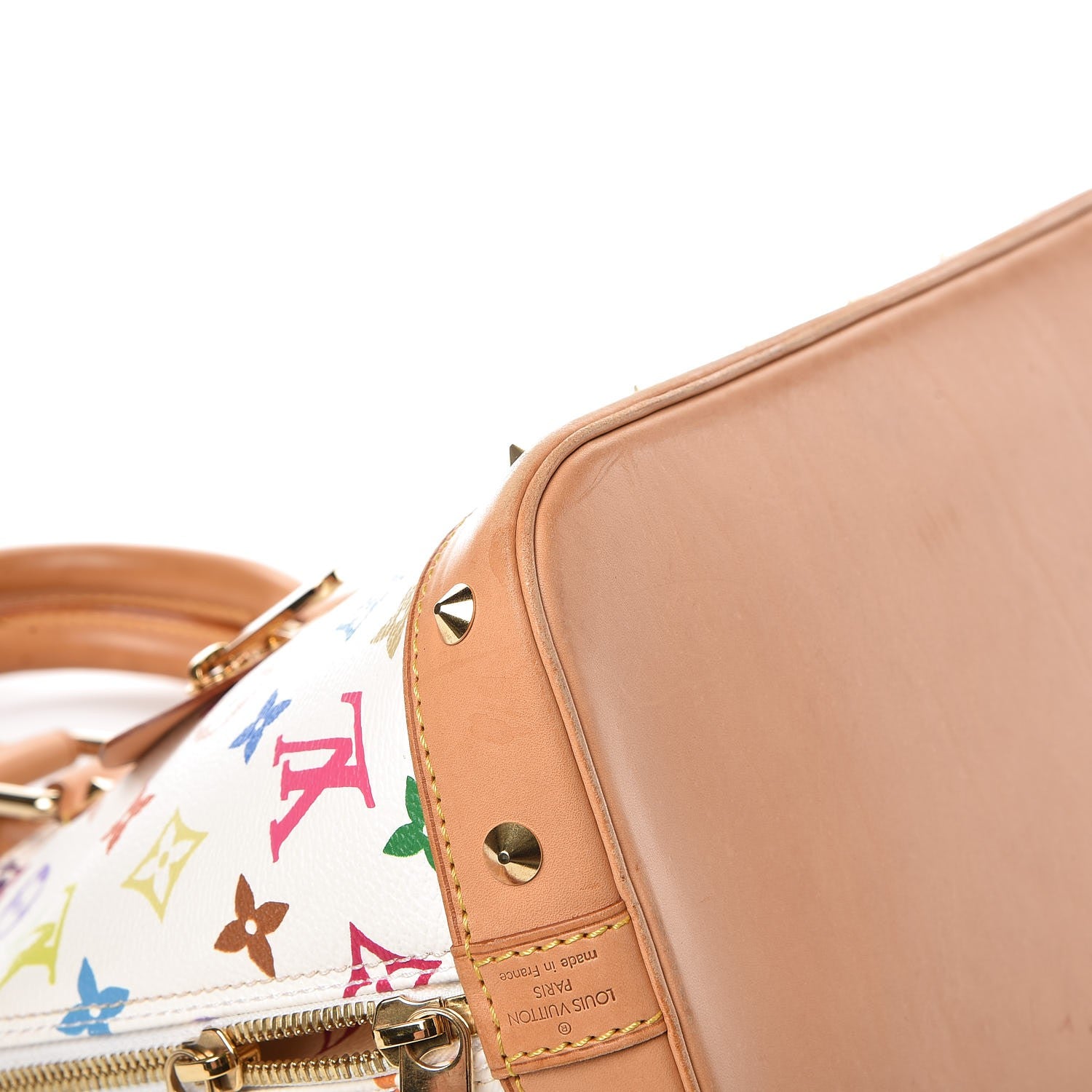 Louis Vuitton Monogram Multicolor Alma White 10 of 12