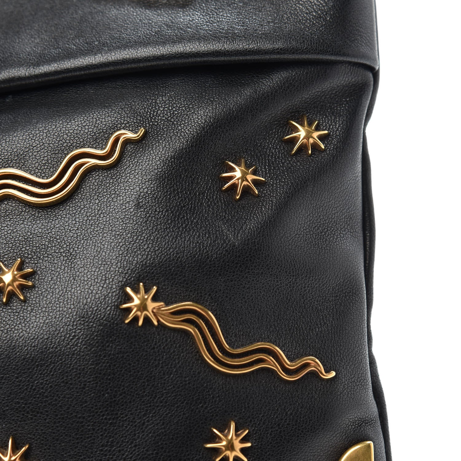 Prada City Calf Cahier Astrology Pouch Black 10 of 13