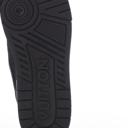Louis Vuitton Suede Uniform Sneakers 9.5 Black 7 of 10