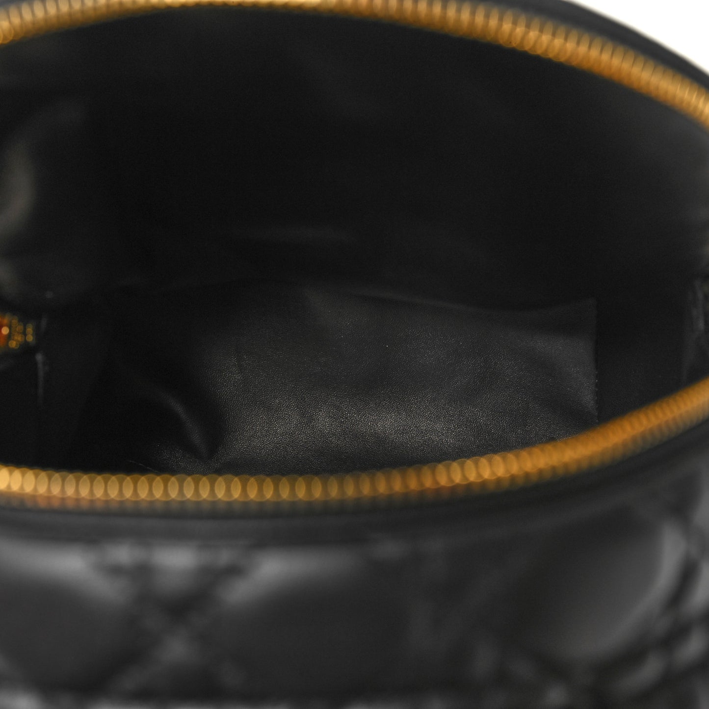 Lambskin Cannage Backpack Black