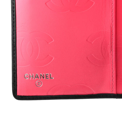 Chanel Calfskin Quilted Cambon Yen Wallet Black 6 of 7