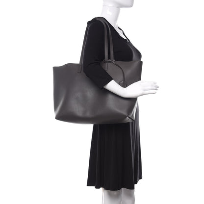 Saint Laurent Calfskin Large Shopping Tote Earth 2 of 11