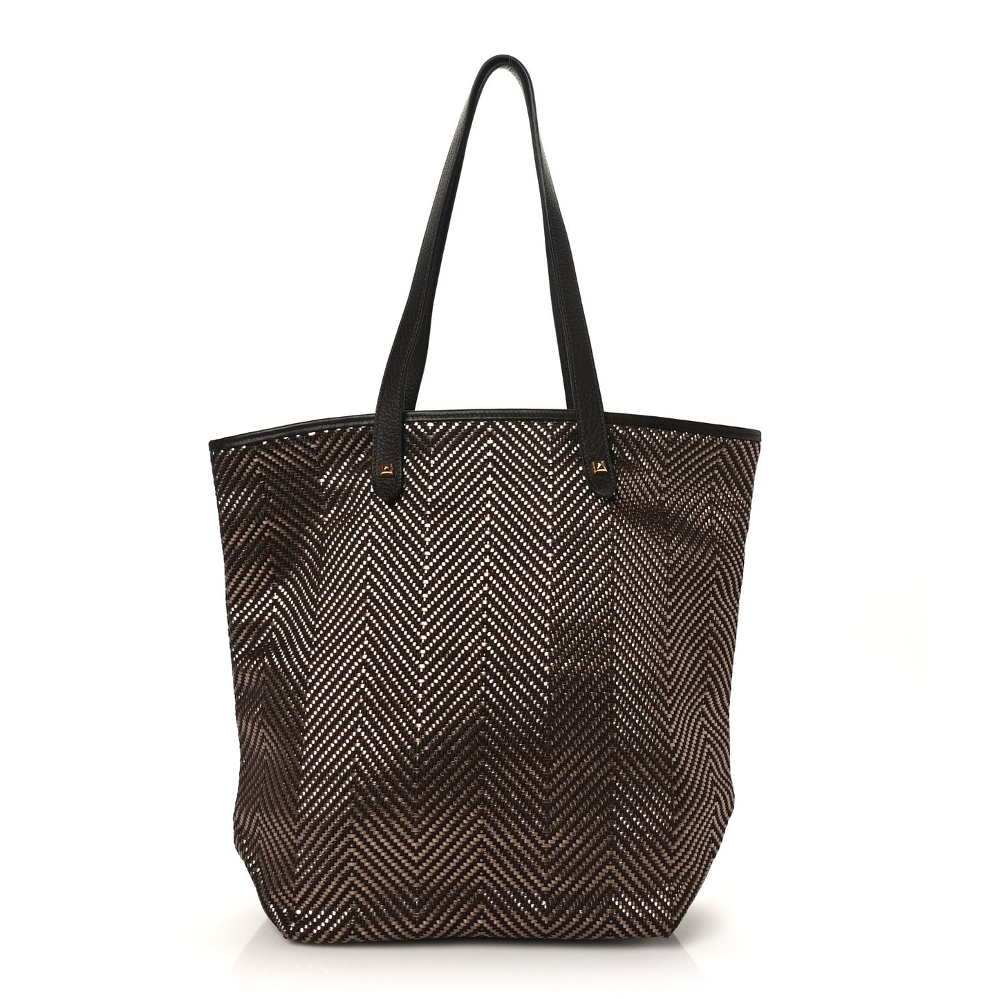 Chevron Herringbone Canvas Chennai PM Tote