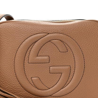Gucci Pebbled Calfskin Small Soho Disco Bag Camelia 8 of 11