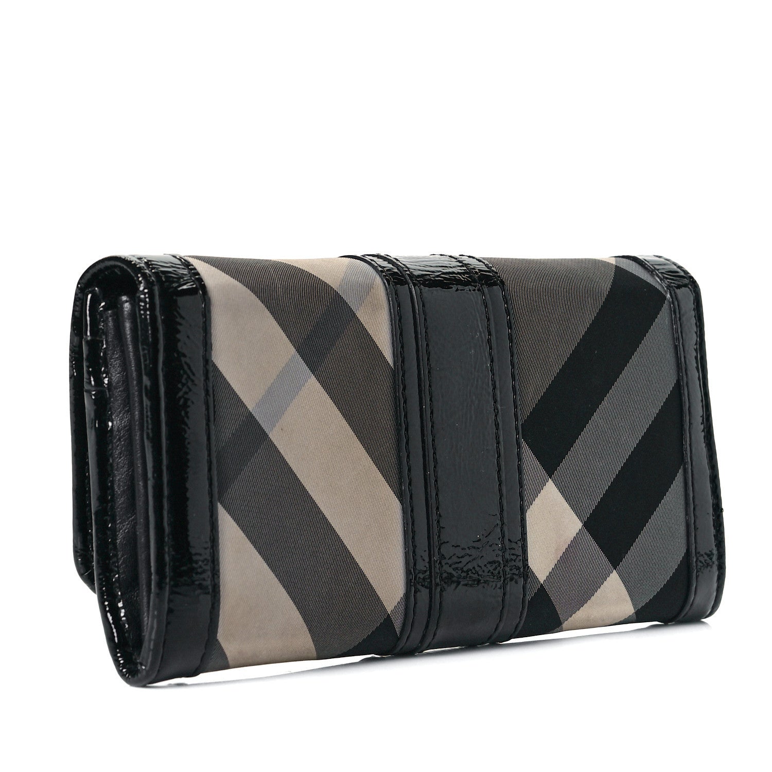 Burberry Beat Check Penrose Continental Wallet Black 3 of 8