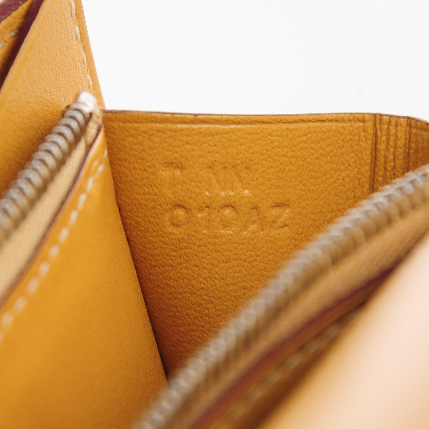 Hermes Tadelakt Lizard Constance Short Wallet Paille Ficelle 11 of 11