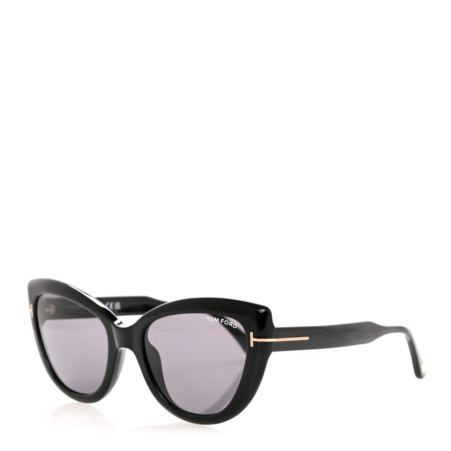 Acetate Anya Cat Eye Sunglasses TF762 Black