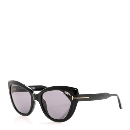 Tom Ford Acetate Anya Cat Eye Sunglasses TF762 Black 1 of 8