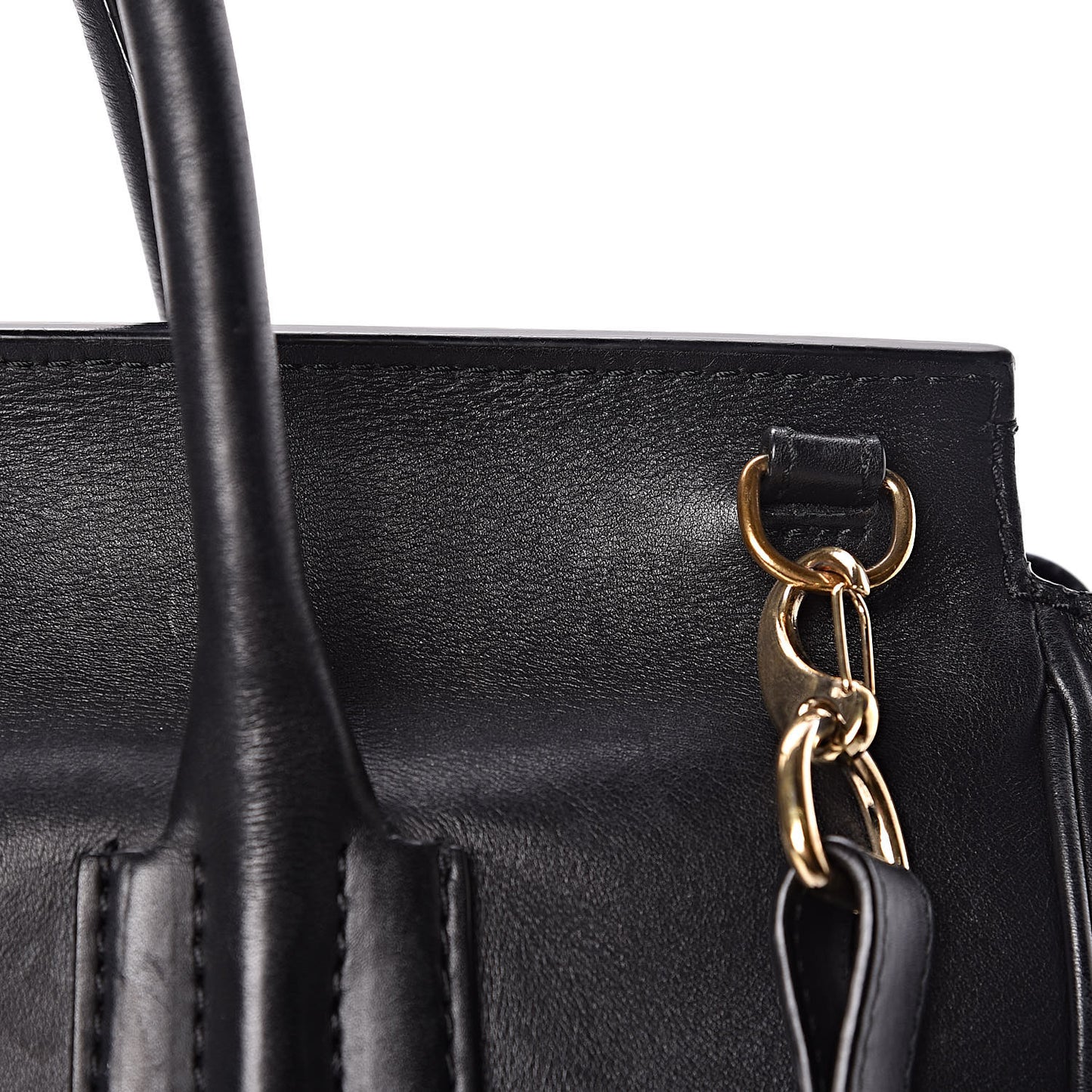 Calfskin Large Palazzo Empire Bag Black