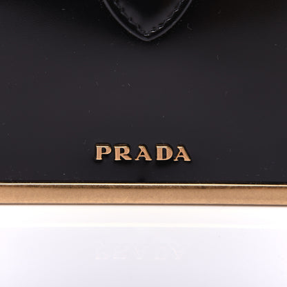 Prada Spazzolato Micro Cahier Bag Black 12 of 14