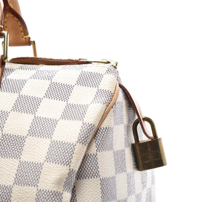 Louis Vuitton Damier Azur Speedy 30 10 of 13