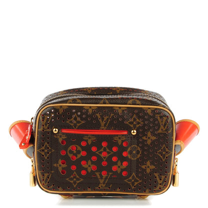 Louis Vuitton Monogram Perforated Mini Trocadero Orange 1 of 5