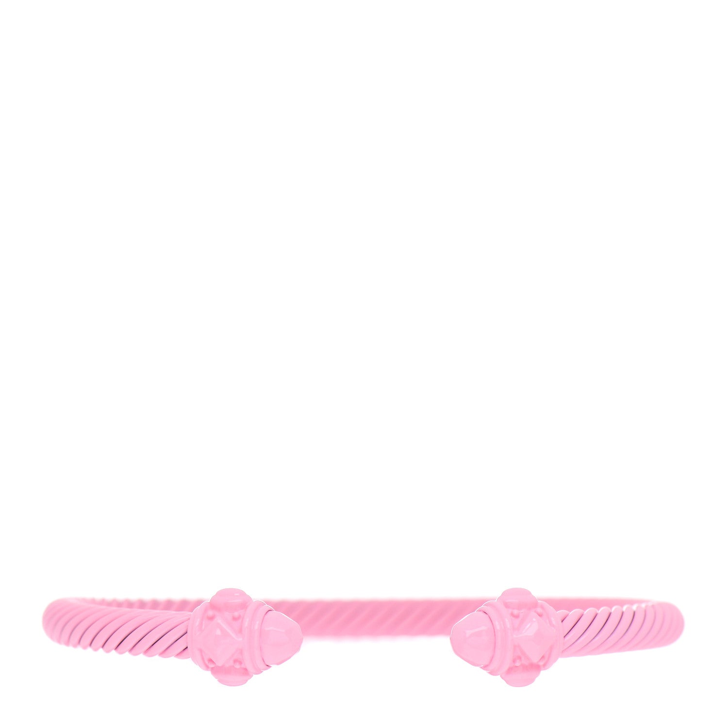 David Yurman Aluminum 5mm Renaissance Bracelet Pink 1 of 3