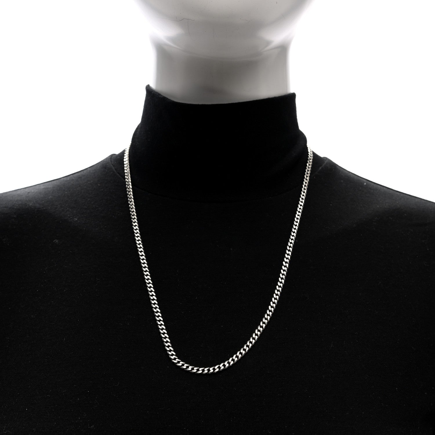 John Hardy Sterling Silver 3.9mm Curb Chain Necklace 22" 2 of 4