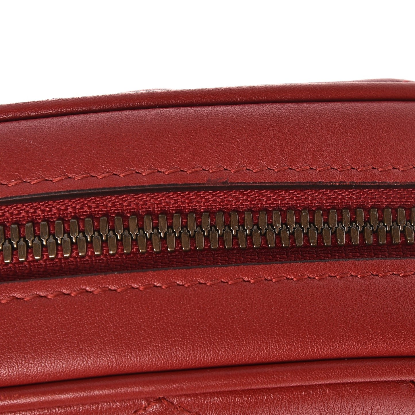 Calfskin Matelasse GG Marmont Belt Bag 85 34 Hibiscus Red