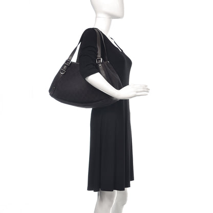 Gucci Monogram Medium Abbey Shoulder Bag Chocolate 2 of 11