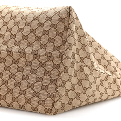 Gucci Grained Calfskin Monogram Large Totissima Reversible Tote Rosso Ancora 18 of 18