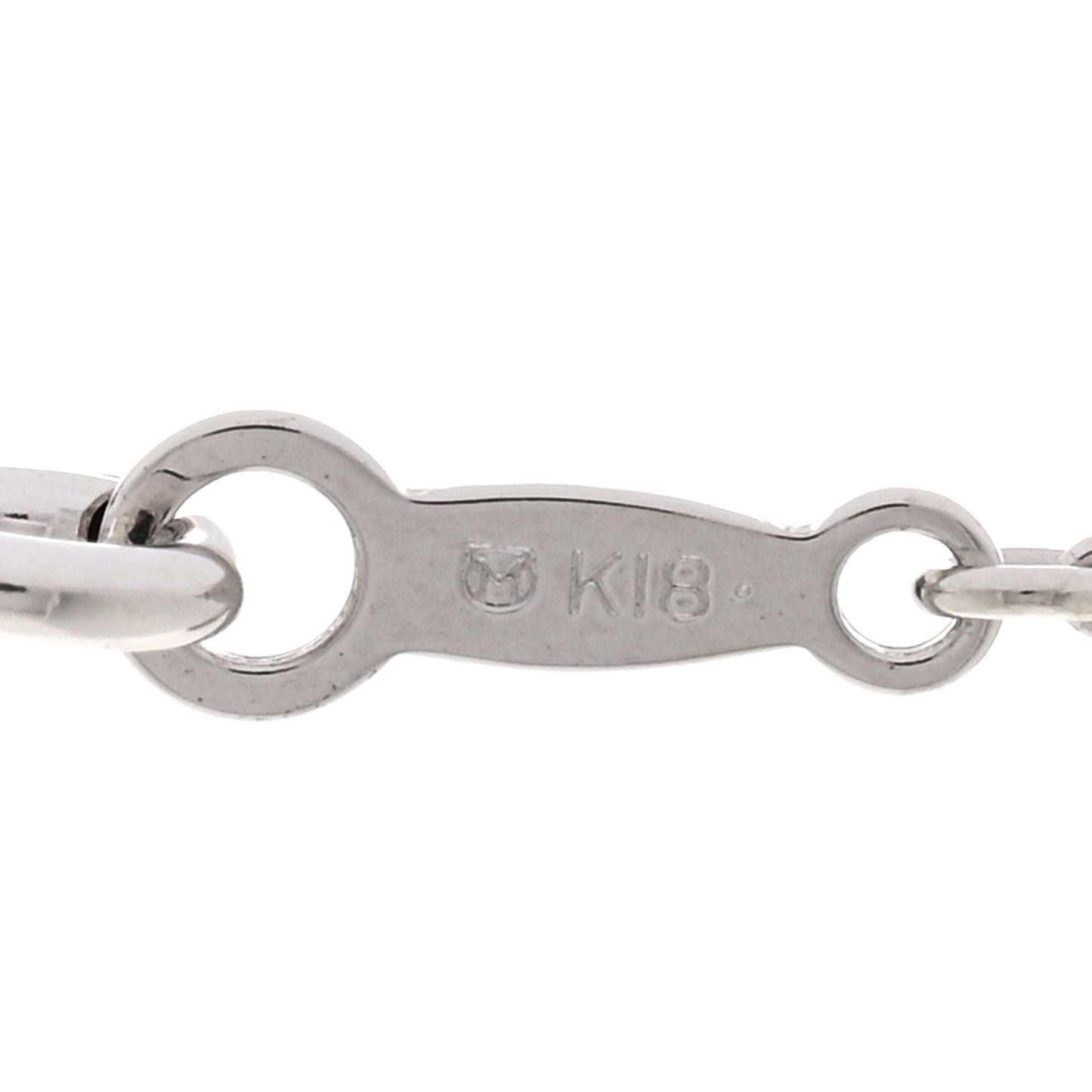 18K White Gold Akoya Pearl 3.5mm Station Necklace